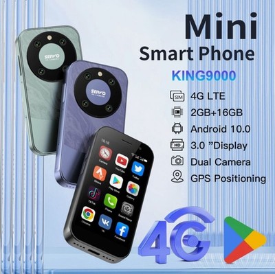 Unlocked Mini 3.0'' HD Display Small Smartphone Android 10.0 4G LTE 16GB 2000mAh