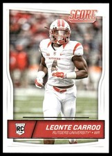 2016 Score #369 Leonte Carroo RC Rookie Rutgers Scarlet Knights