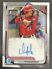 2024 Bowman Chrome Jose Fernandez Prospect Auto #CPA-JF Diamondbacks