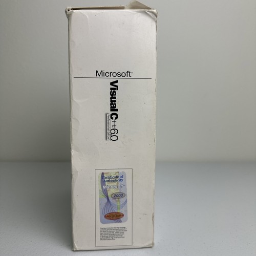 Microsoft Visual C++ 6.0 Professional Edition 1999 CD-ROM Windows - Foto 4 di 11