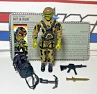 GI Joe Hit & Run 1988 v1 *100% COMPLETE w/File Card, Excellent!* Vintage ARAH