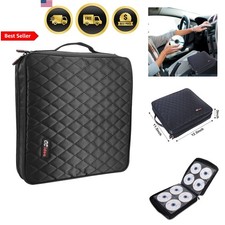 CD DVD Storage Case Wallet 200 Disc Portable Nylon Travel Organizer