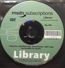 Microsoft MSDN Subscription Library May 2006 Complete Disc Set w/ License