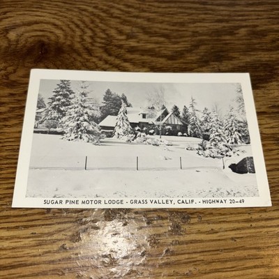 Sugar Pine Motor Lodge, Grass Valley California Postcard
