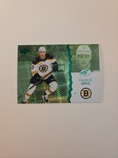 2023-24 Upper Deck Ice Hockey UD Green Parallel Card #44 Charlie Coyle