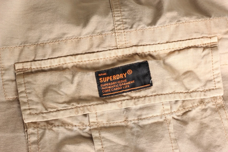 Short Superdry Core Cargo Lite Ripstop Homme Taille W36 DZ8356 - Photo 3/4
