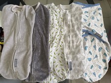 5 Swaddle Me Pod Newborn 0-2 Months Zip-Up Compression Swaddle 5-12lbs