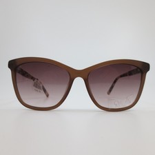 Chelsea Morgan Suns Brown Cat Eye Sunglasses CMS 9003 Tortoiseshell Arms NEW