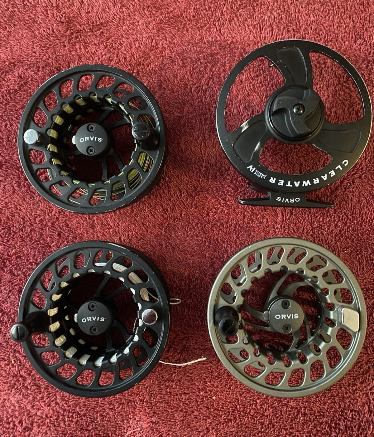 Orvis Clearwater Large Arbor IV Fly Reel with 3 quick change