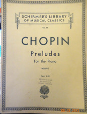 LOT 2 works, Chopin Preludes, Ballade in B-flat Maj, Piano Sheet Music  4.00