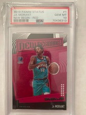 2019-20 Panini Status - Tmall New Beginnings Ja Morant #1 Red (RC)