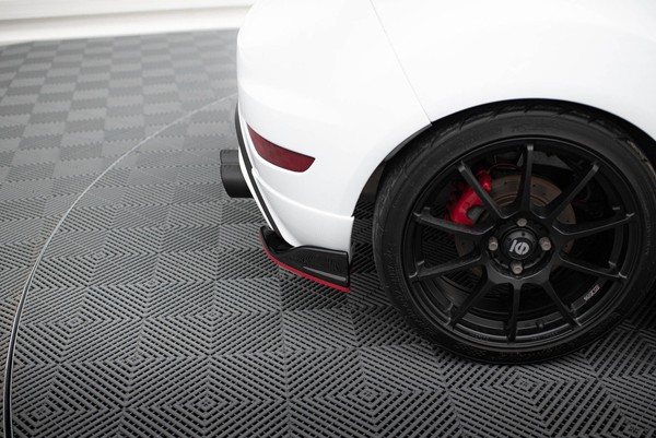 Maxton Design Diffusor Flaps V.2 Passend FüR Ford Fiesta ST Mk7 FL Schwarz Hochg-image