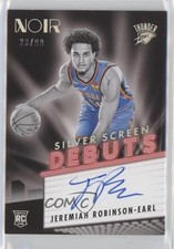 2021 Noir Silver Screen Debut Signatures 23/99 Jeremiah Robinson-Earl Auto 0t30