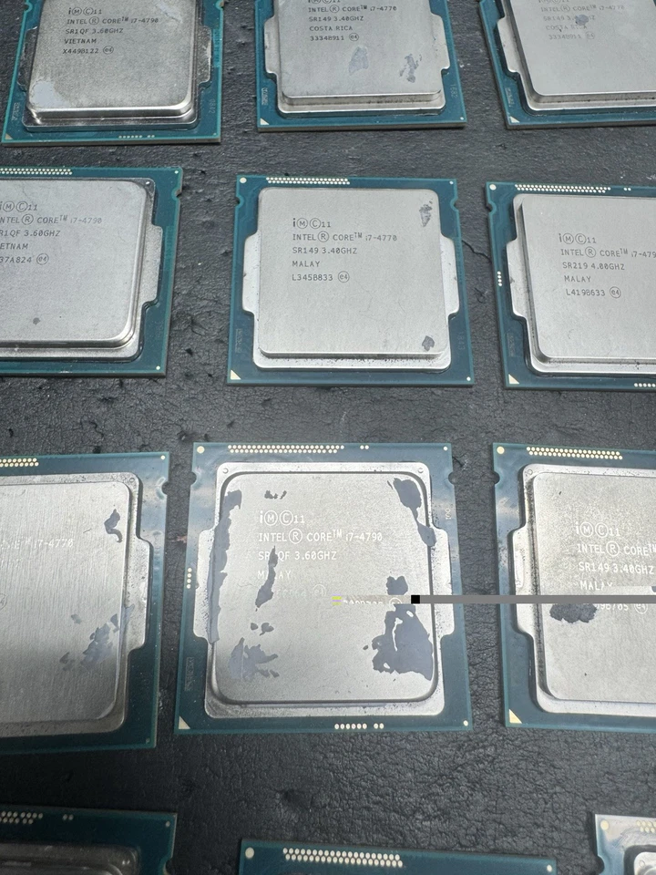 Procesador CPU I7-4770 479 3,40 GHz cuatro núcleos Haswell SR149 LGA 1150 30 un. Foto 3 de 4