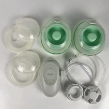 Elvie Stride Electric Breast Pump Double + 2 Elvie Milk Catch Shells *Read