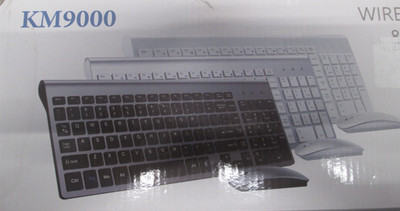 (S169) TopMate KM 9000 Tastatur Maus Set Ultra Slim 2,4G Stille Compact