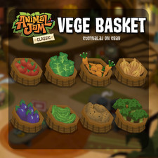 Animal Jam Classic AJC Vegetable Basket READ DESCRIPTION