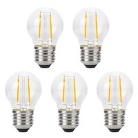 SPL E27 Led-Lampe P45 2W 150Lm 2500K Extra Warmweiß 5 StüCk Dimmbar