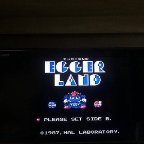 Nintendo Famicom Disk System Eggerland FC disc card Tested Japanese 80's Retro