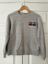 Scotch Soda R'Belle Girls Size 14 Gray Graphic Sweatshirt Pullover Crewneck