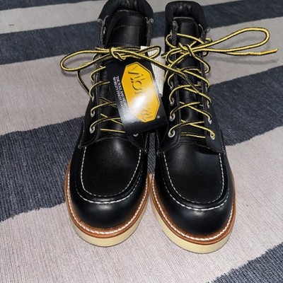 CHIPPEWA MEN SIZE 5 1/2 E USA MADE LEATHER NEW VINTAGE VIBRAM WEDGE SOLE BOOTS