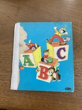 A B C Tell-a-Tale Whitman Publishing Vintage Children’s Book 1956 SPINE MENDED