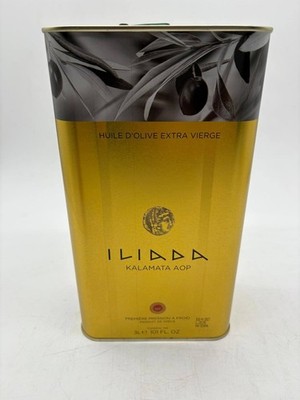 Iliada Extra Virgin Olive Oil Kalamata AOP 3L Tin First Cold Pressing Greece