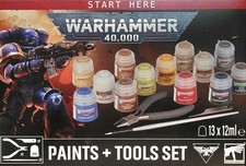Warhammer 40k/40.000 - Paints + Tools Set (11...