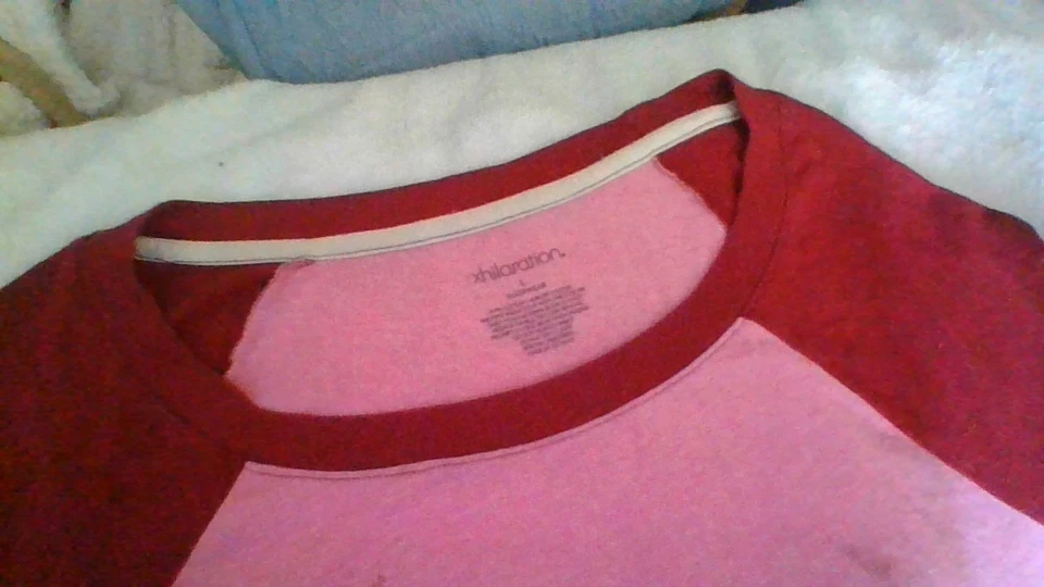 Xhilaration Sleepwear THIS AIN'T MY FIRST RODEO Bronc Ride Pink Sleep Shirt Sz L - Image 2 of 4