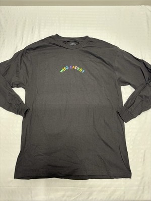 Rex Orange County Who Cares Tour Shirt Size Large Black Long Sleeve  New