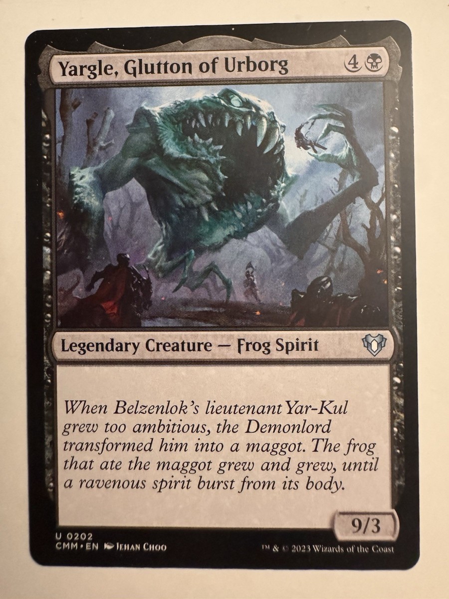 yu様 TARGET 90% 17g GLUTTONY Yargle, Glutton of Urborg [Commander Masters] Magic MTG | eBay