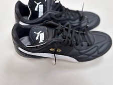 Puma King Pro SG Football Boots UK 10 Black White Soft Ground Studs