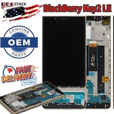 Original Gold Frame LCD Display Touch Screen Digitizer fit BlackBerry Key2 LE US