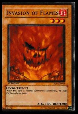 Invasion of Flames RDS-EN024 Rise of Destiny 1st Edition