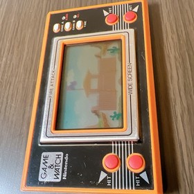 NINTENDO GAME AND & WATCH FIRE ATTACK Wide Screen1982 Direct From Japan