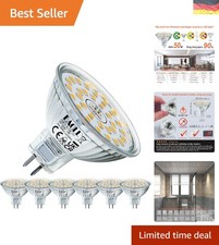 GU5.3 LED 4000K 6W Ersetzt 50W Halogen MR16 Glühbirne, 6er-Pack. Neutralweiss...