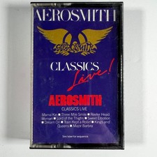 Aerosmith Classics Live Cassette 1986 Columbia Hard Rock Live Album