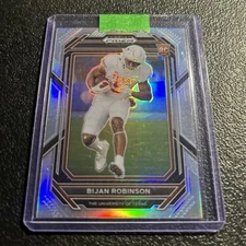 2023 Prizm Draft Picks Bijan Robinson RC Prizm Silver #115 Longhorns