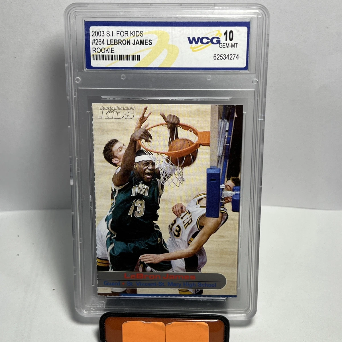 LeBron James Basketball Grade 10 Rookie Sports Trading Cards