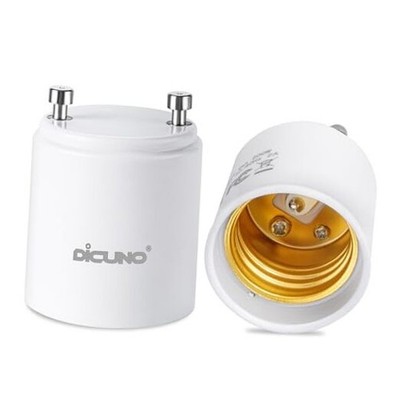 GU4 to E6 Adapter, 160  Heat Resistant, Maximum Wattage00W, GU4 Pin Base to 2