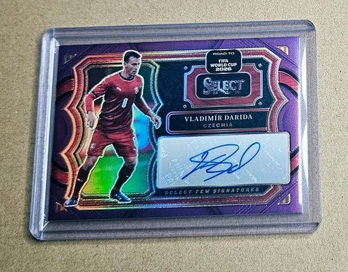 2025/26 SELECT FIFA WORLD CUP VLADIMIR DARIDA PURPLE PRIZM SELECT FEW AUTO #/49