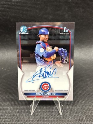 2023 Bowman Chrome Adan Sanchez Auto 1st Prospect #CPA-ASA Cubs
