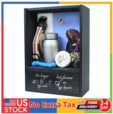 Pet Memorial Shadow Box Keepsake 9.3x13 Dog Memorial Gifts for Loss of Dog De...