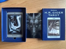 H.R. Giger Tarot Set - 22 Karten, Buch & Poster - komplett - Akron 2000