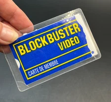Vintage Blockbuster Video Membership Card - Collectable 1997