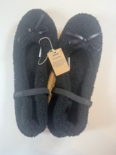 Skims Ballet Slippers Onyx Size 39 Brand New w/Tags