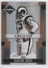 2008 Leaf Limited Legend Spotlight Bronze 124/125 Deacon Jones #124 HOF 0a1