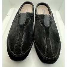 Easy Spirit Traveltime Clogs Women's 10 Black Walking Shoes Comfort Slip On