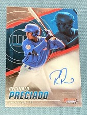 E535 Reginald Preciado 2021 Bowman's Best Best of 2021 Auto #B21-RPR Chicago Cub