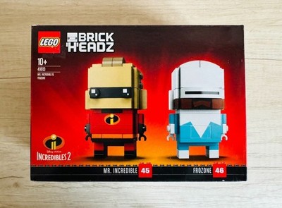 LEGO 41613 BrickHeadz Disney Incredibles 2 Mr Incredible & Frozone New Sealed